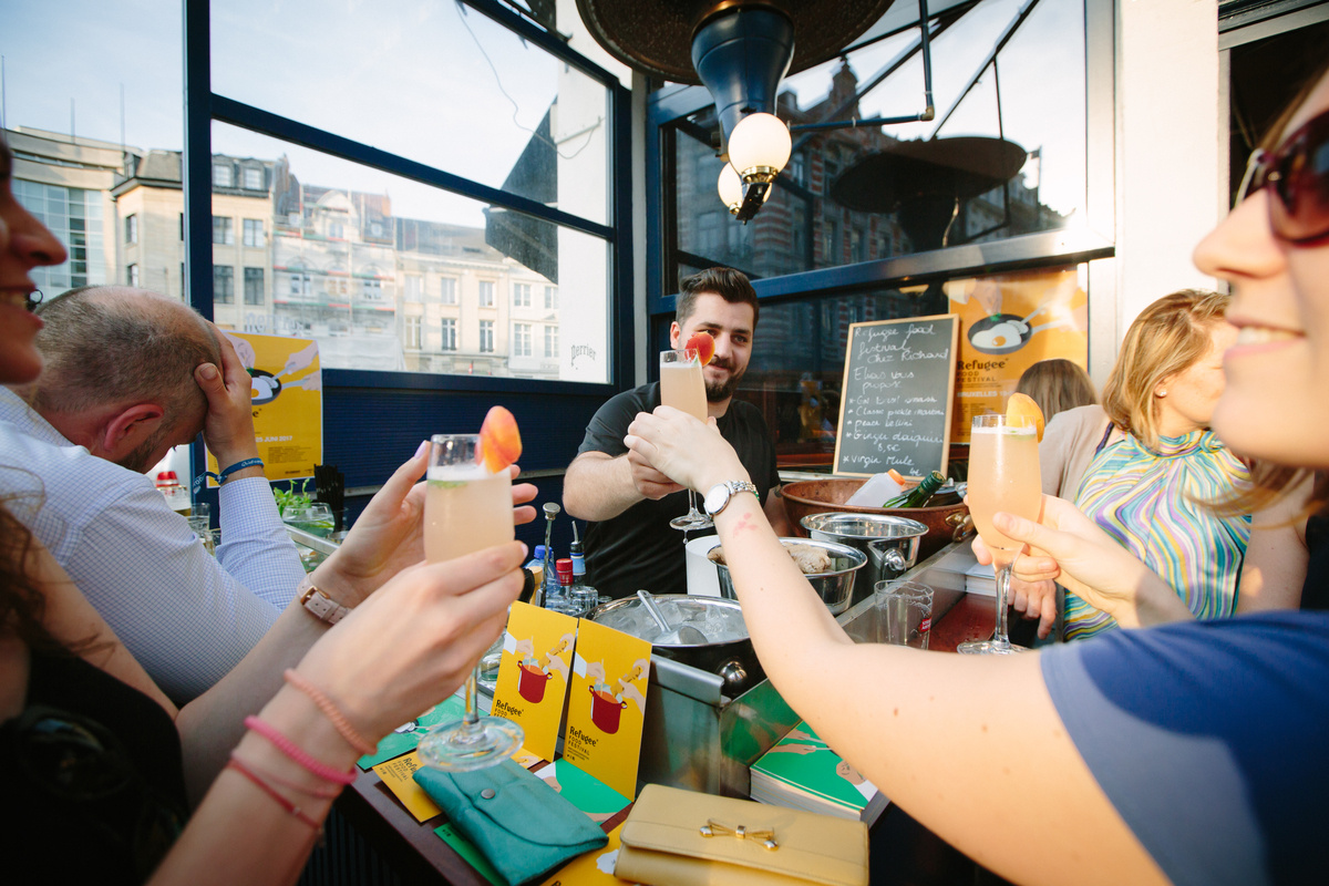 Belgium. Refugee Food Festival