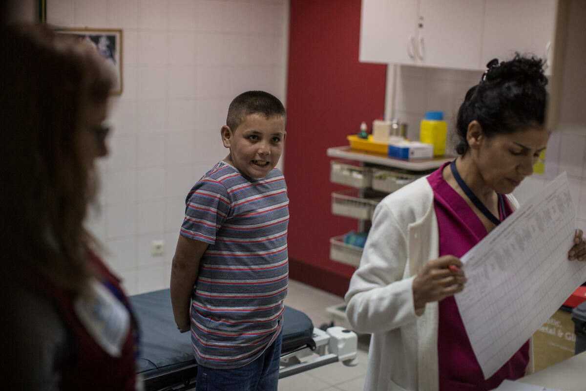 Lebanon. Operation to give hearing to deaf Syrian refugee children and provide hearing aid