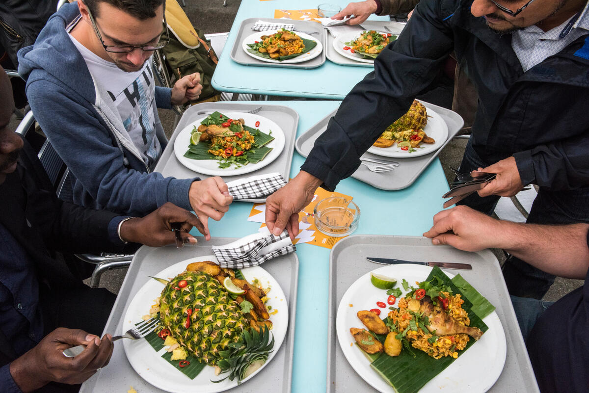 Switzerland. The Refugee Food Festival hits Geneva