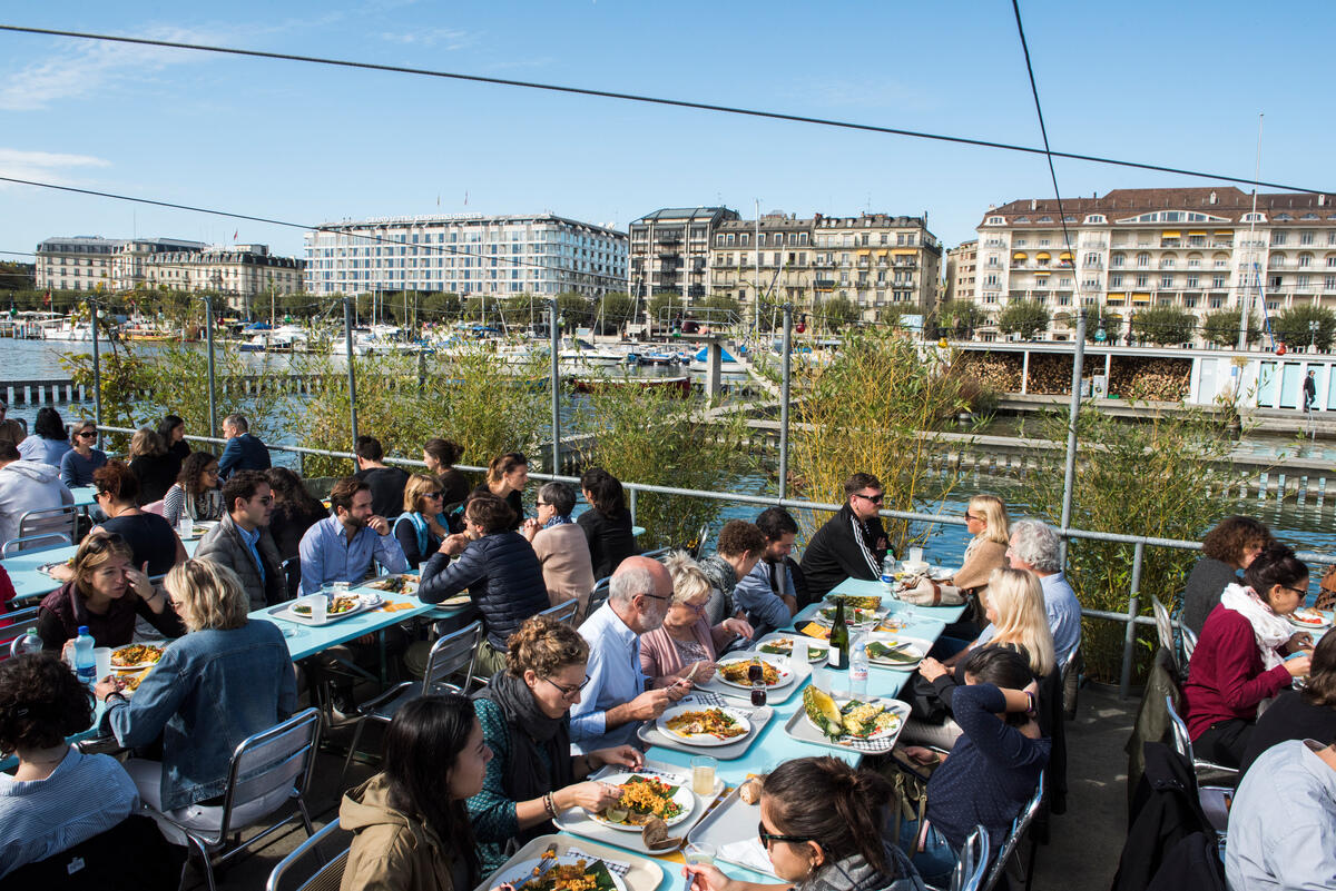 Switzerland. The Refugee Food Festival hits Geneva