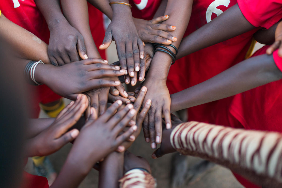 Democratic Republic of the Congo. Burundian footballer wows her camp