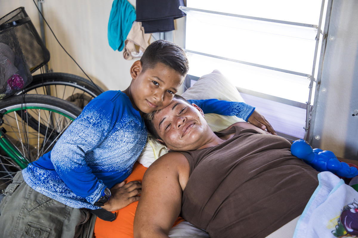 Brazil. Life in Rondon 3 refugee camp