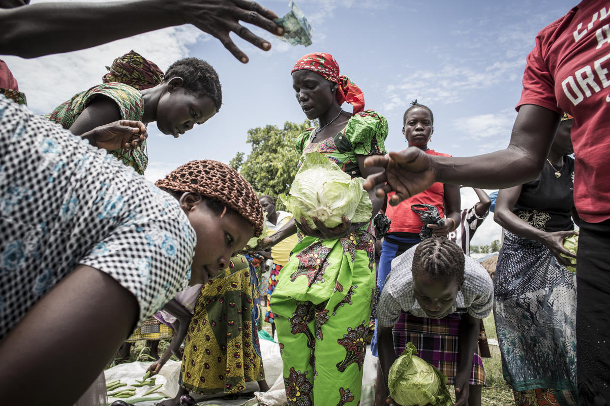 Democratic Republic of Congo. South Sudanese refugees grow local economy