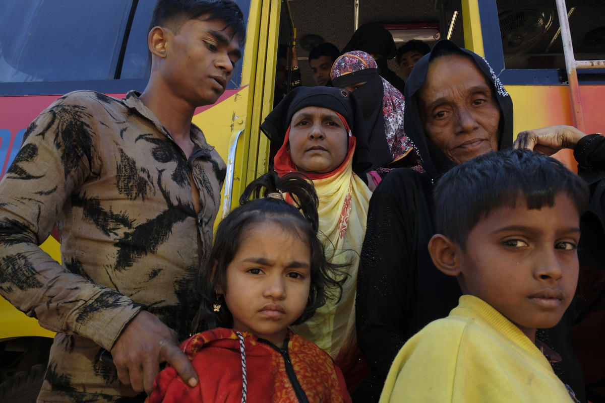 Bangladesh. The Rohingya refugees who fled Myanmar to safety in Cox's Bazar