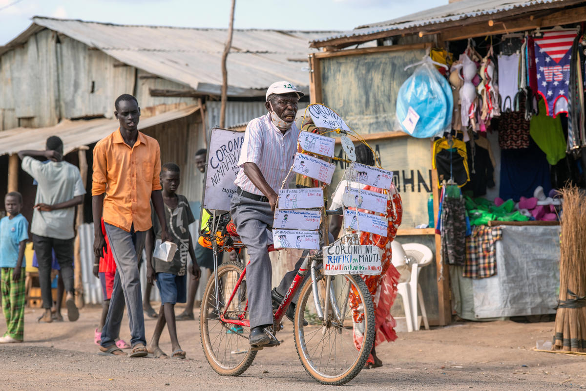 Kenya. Pastor Djuba Alois lives in the Kakuma refugee camp