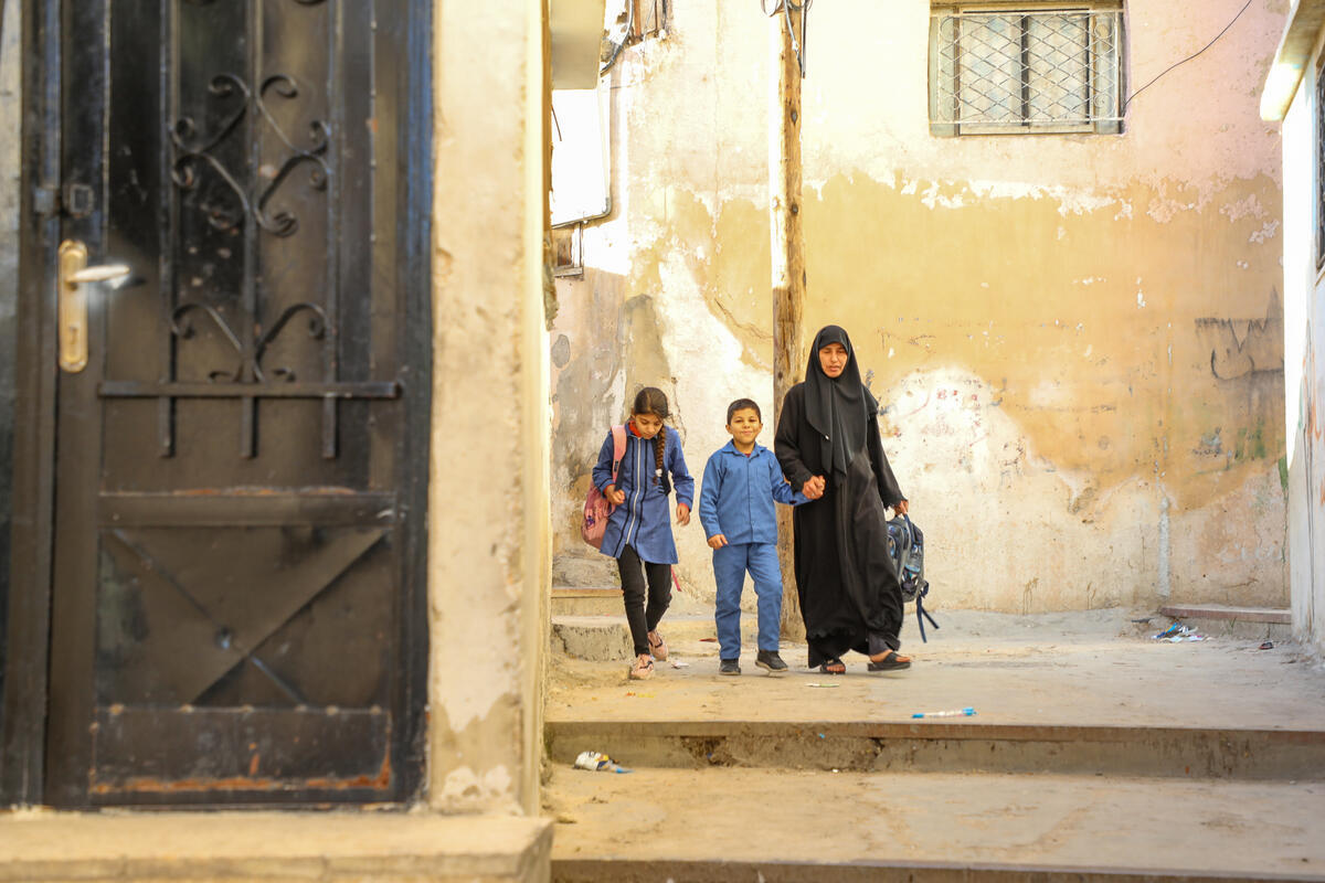 Jordan. Cash Assistance is a critical support for Syrian refugee &amp; single mother, Um Ali