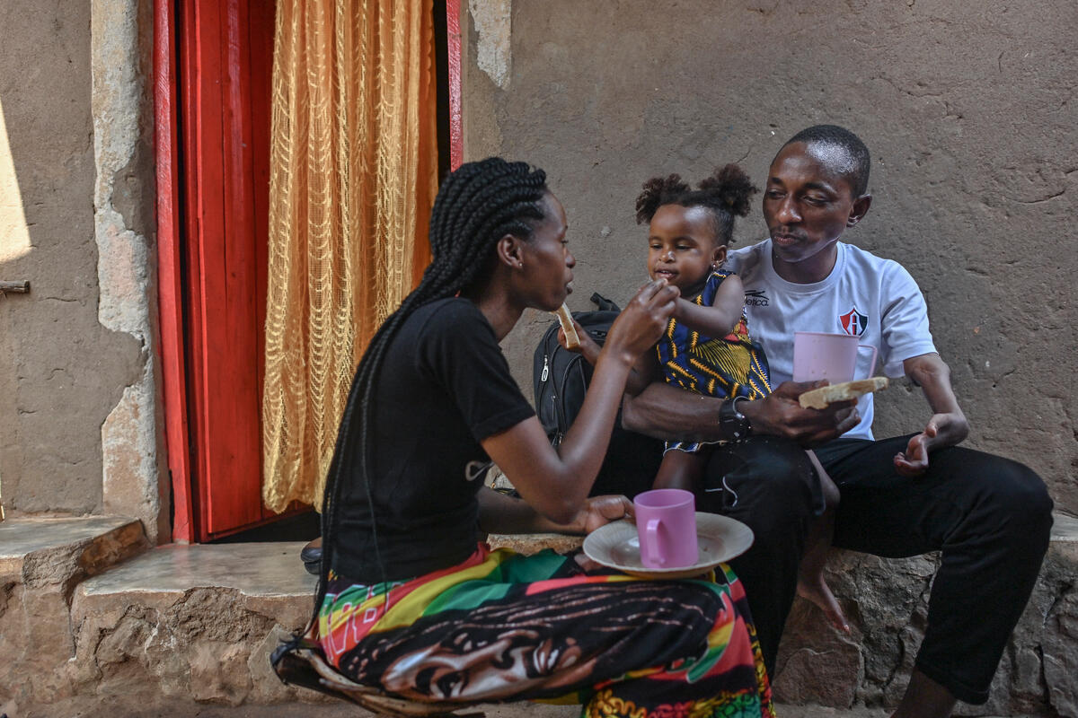 Rwanda. Impact of sport in uplifting the spirit and hopes of refugees at Mahama refugee camp