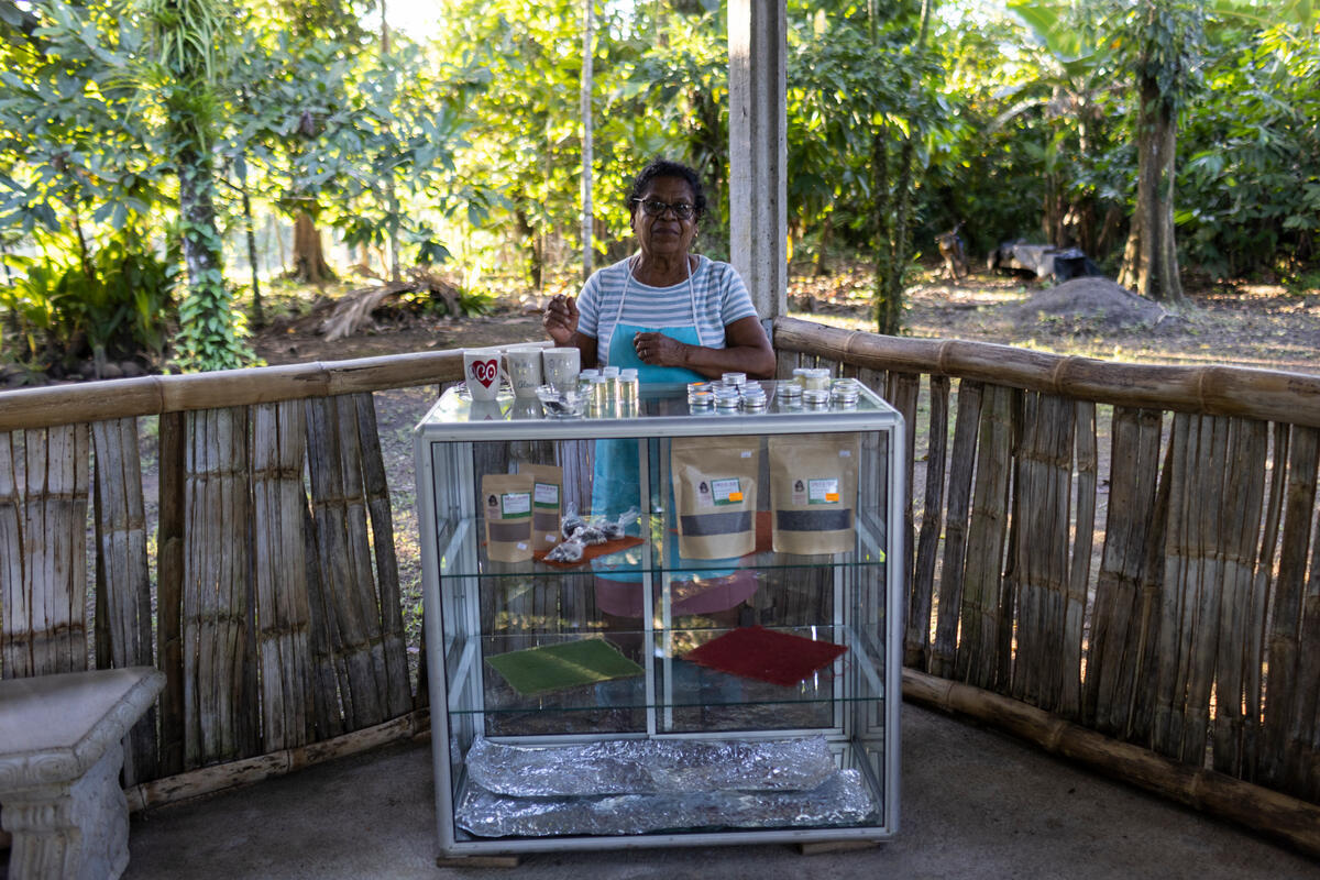 Cacaotica's procucts include everything from chocolate bars and chocolate-flavoured tea to lip balm and hand lotion.