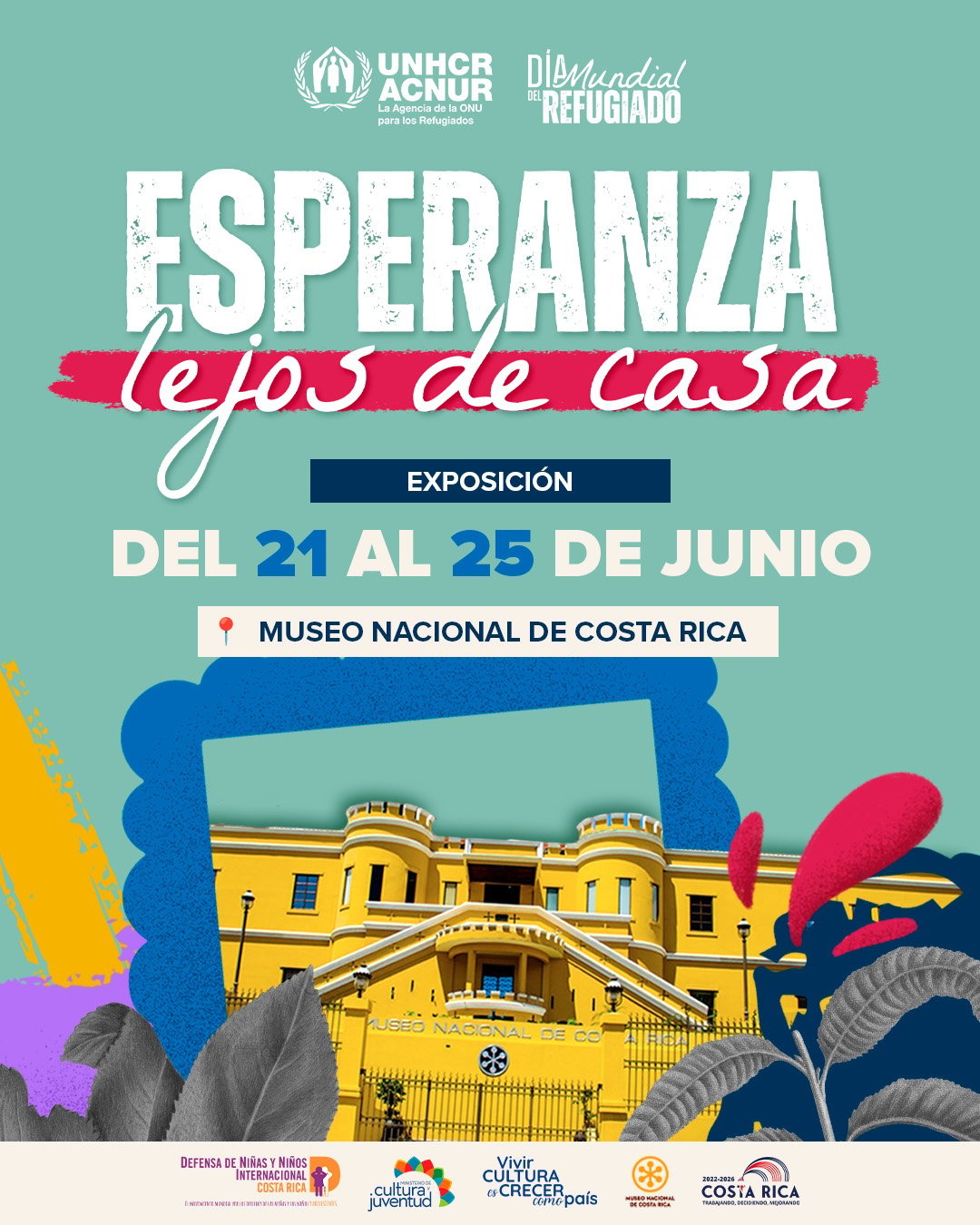 Día del Refugiado 2023 en Costa Rica, proyección de cine, San José, 14 de junio.