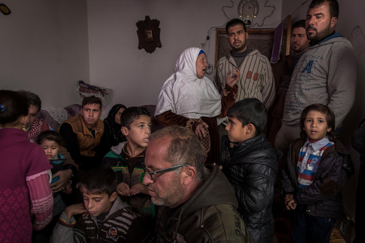Iraq. People who have remained in parts of liberated Mosul