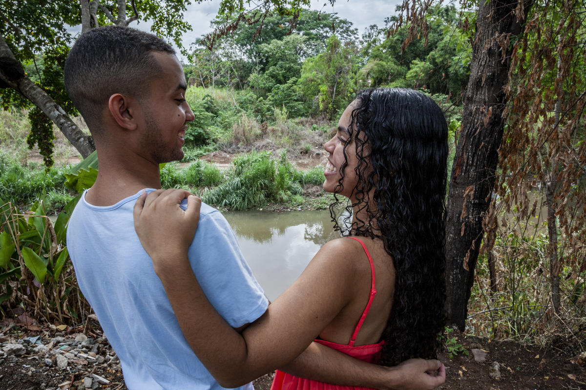 Panama. Refugees and locals build friendships