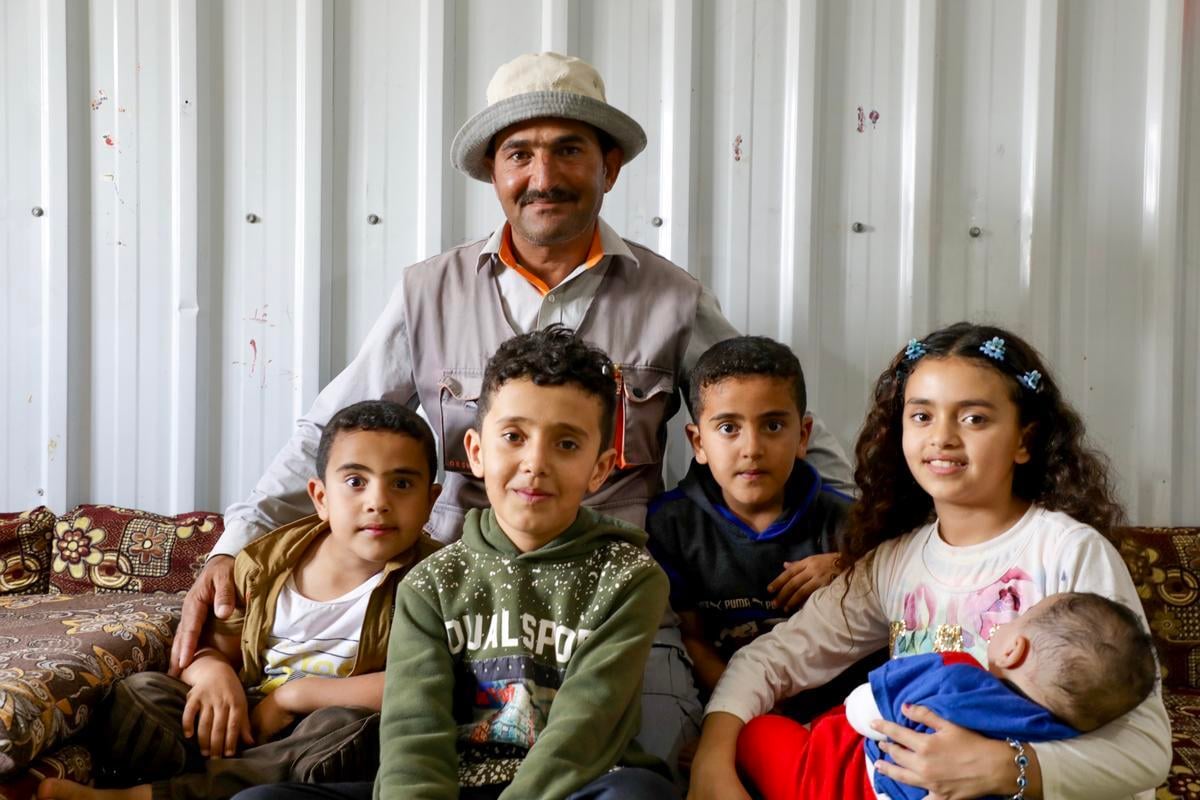 Jordan. Syrian refugee Adullah, quoted for 2018 Global Trends launch story