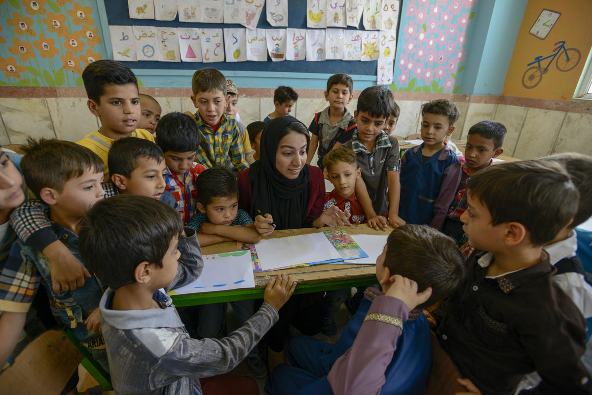 Iran- Successful young Afghan refugee planning to return to Afghanistan