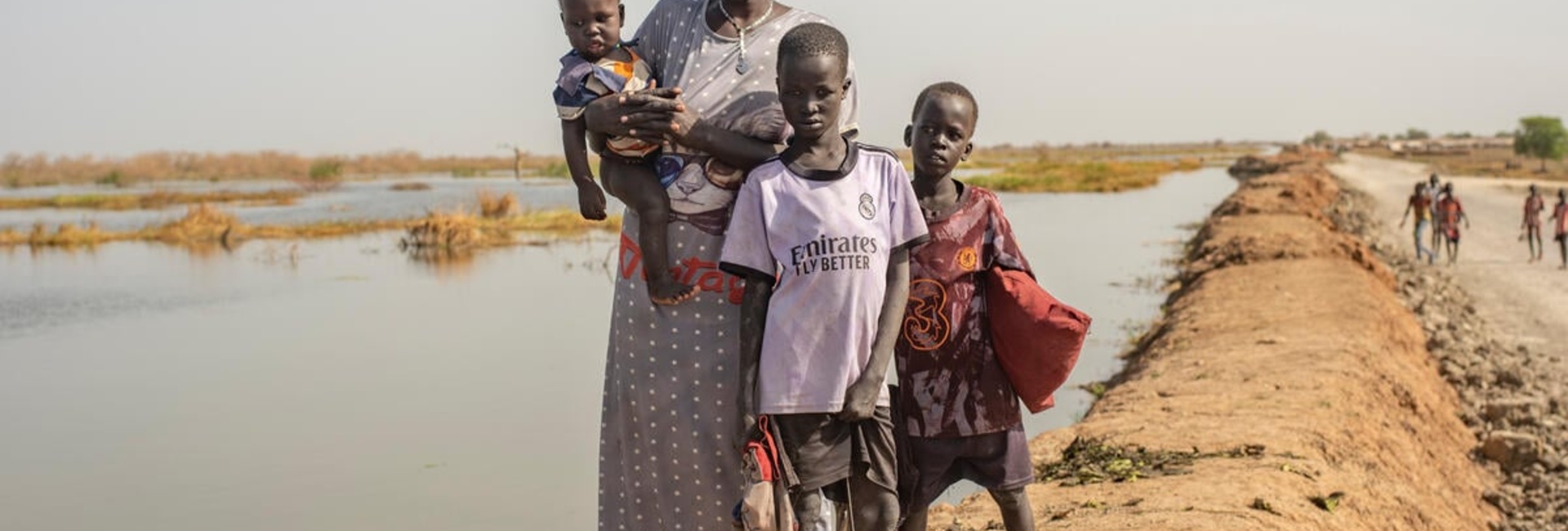 South Sudan. Displaced by floods