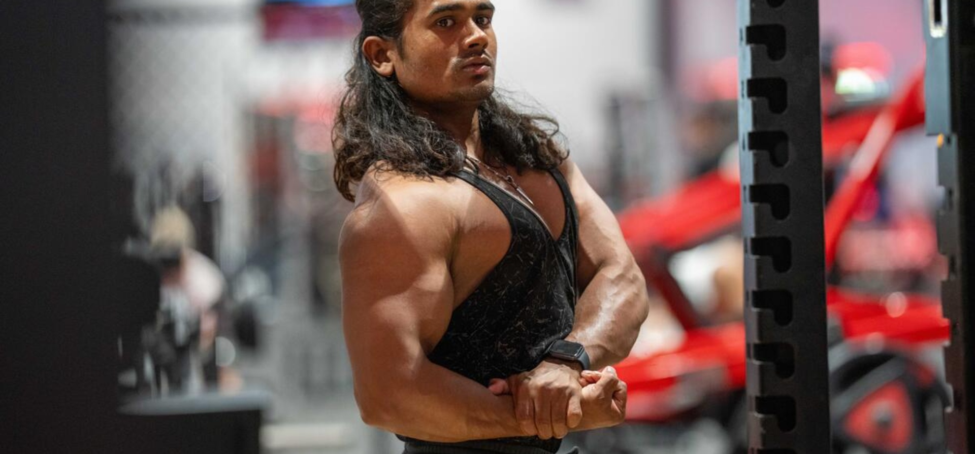 Australia. Rohingya refugee body builder