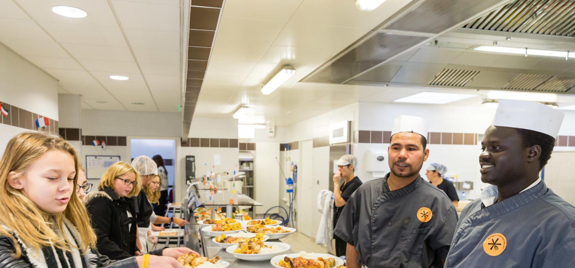 France. The Refugee Food Festival in Calvados