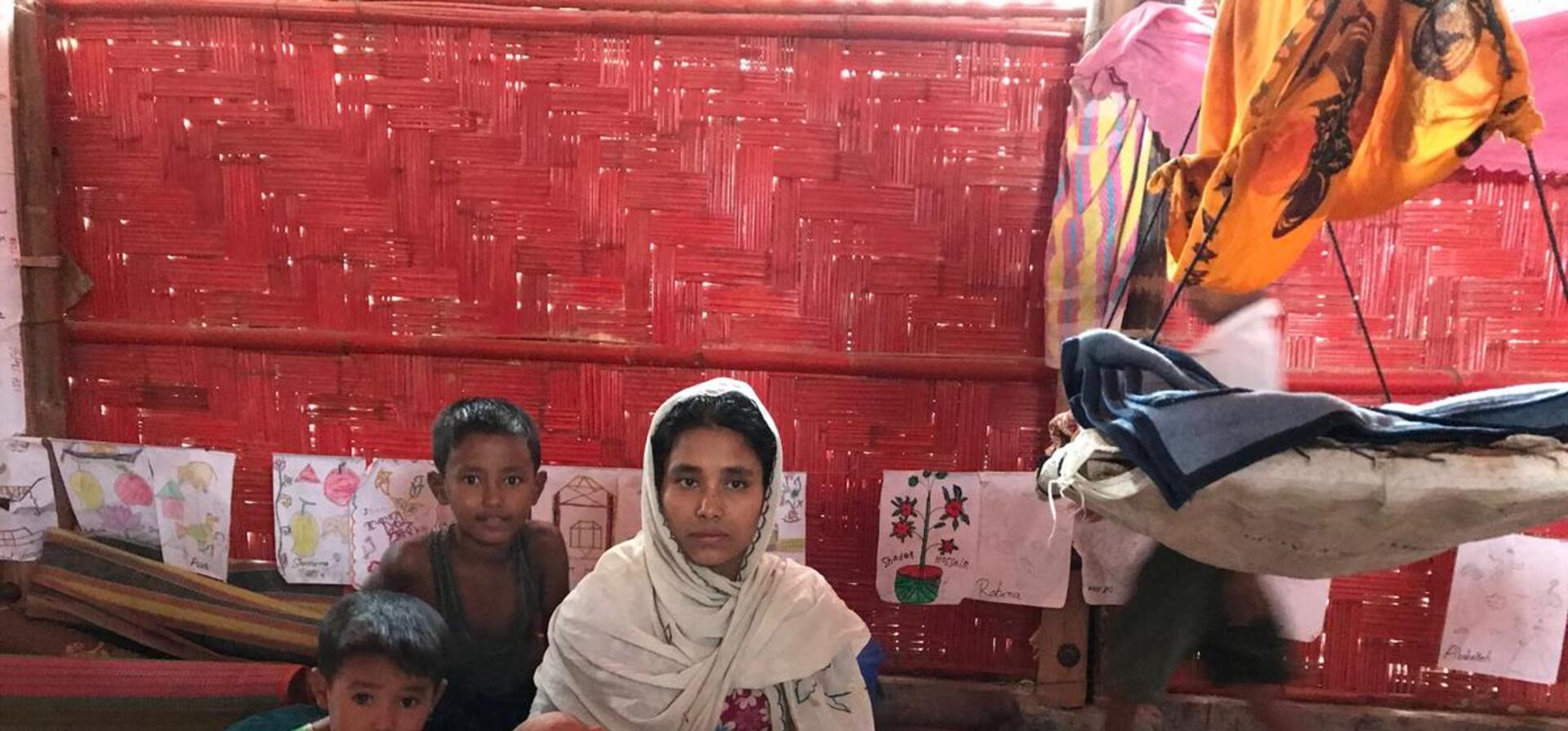 Bangladesh. Monsoons lash refugee settlements in Cox's Bazar district