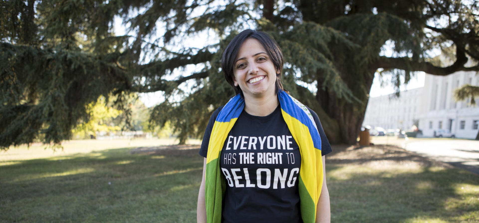 Switzerland. Formerly stateless activist Maha Mamo