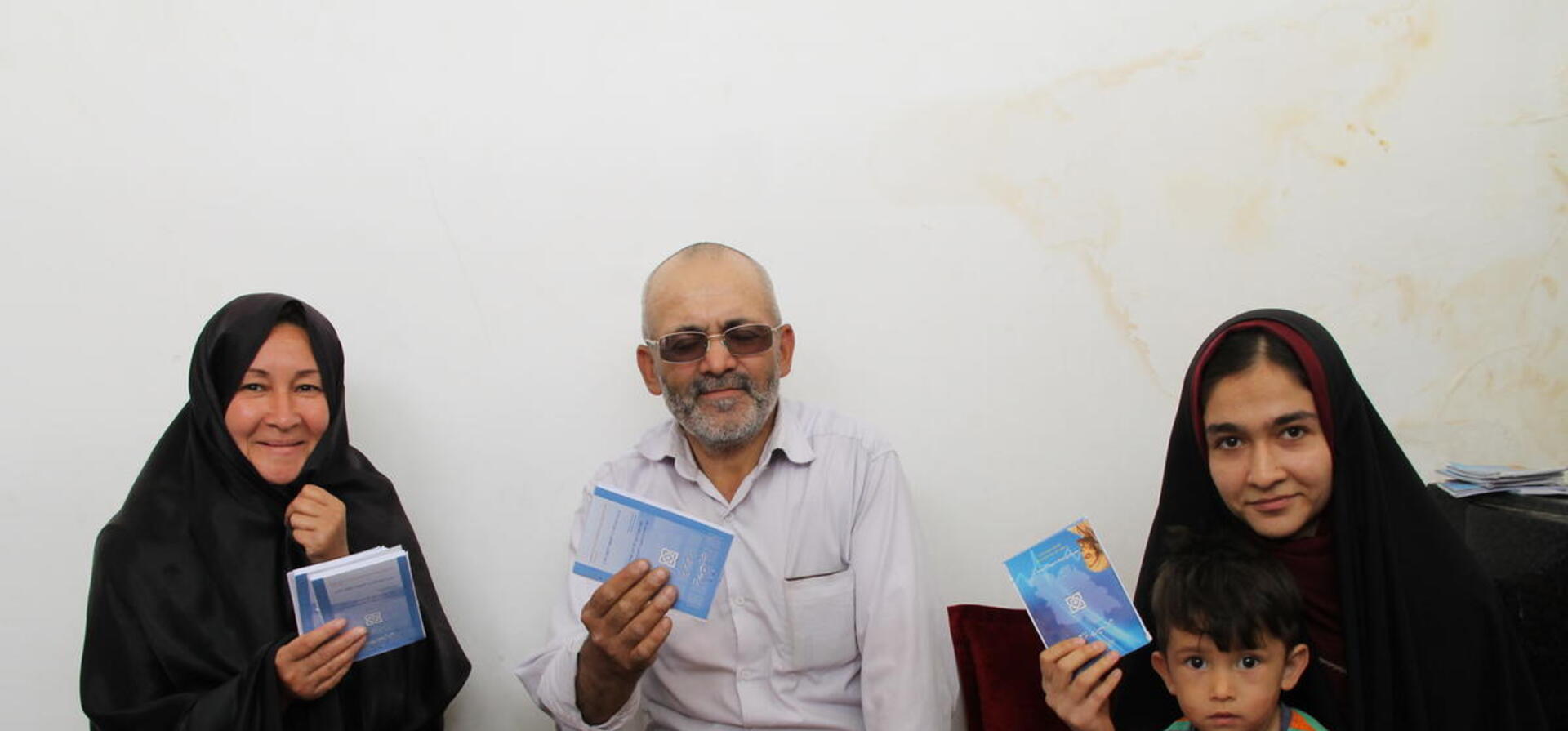 Iran. Afghan family among thousands benefiting from health insurance scheme