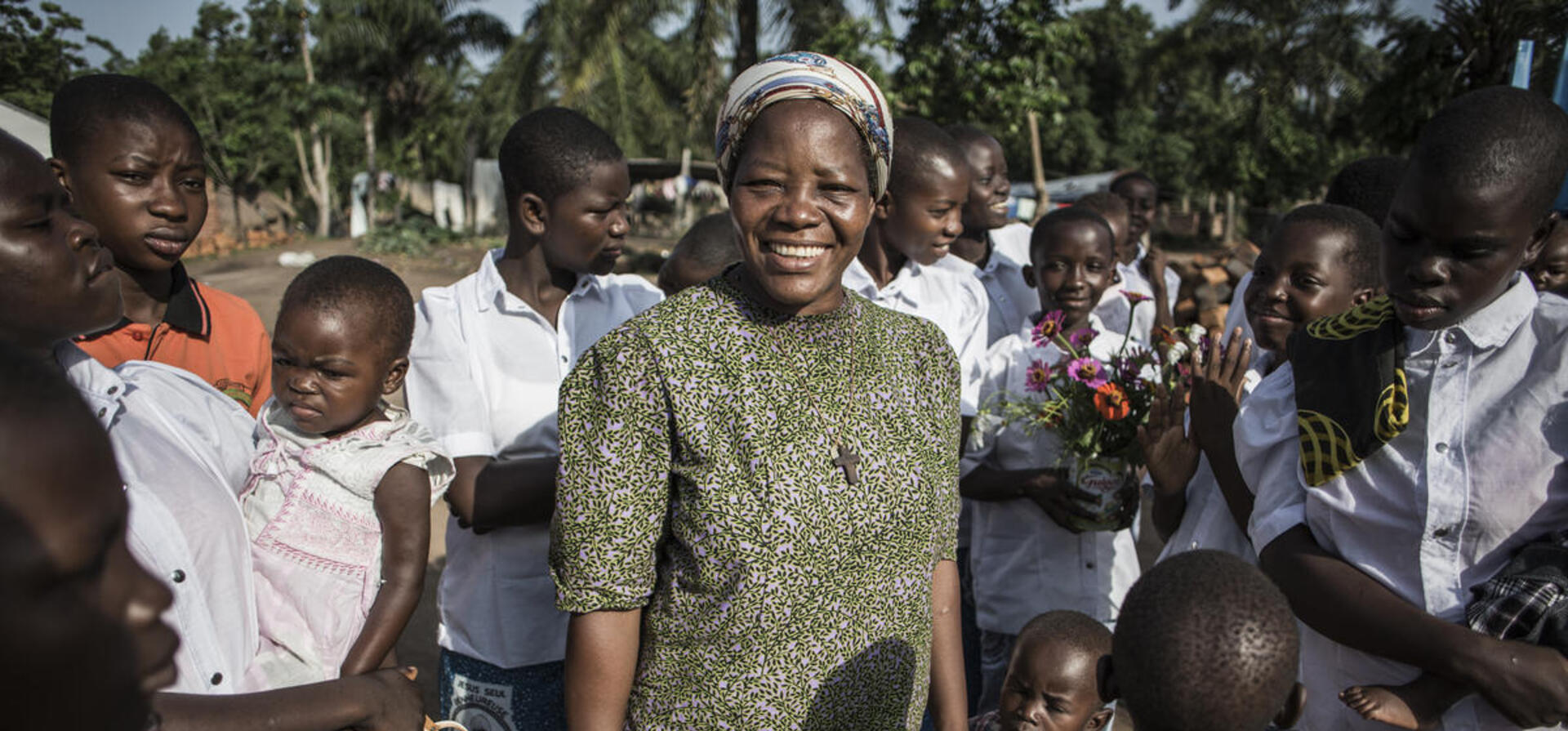 Democratic Republic of Congo. Sister Angelique still transforming lives