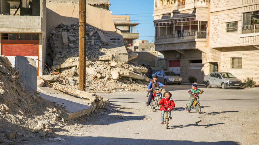 Syria. Mountain town recovers