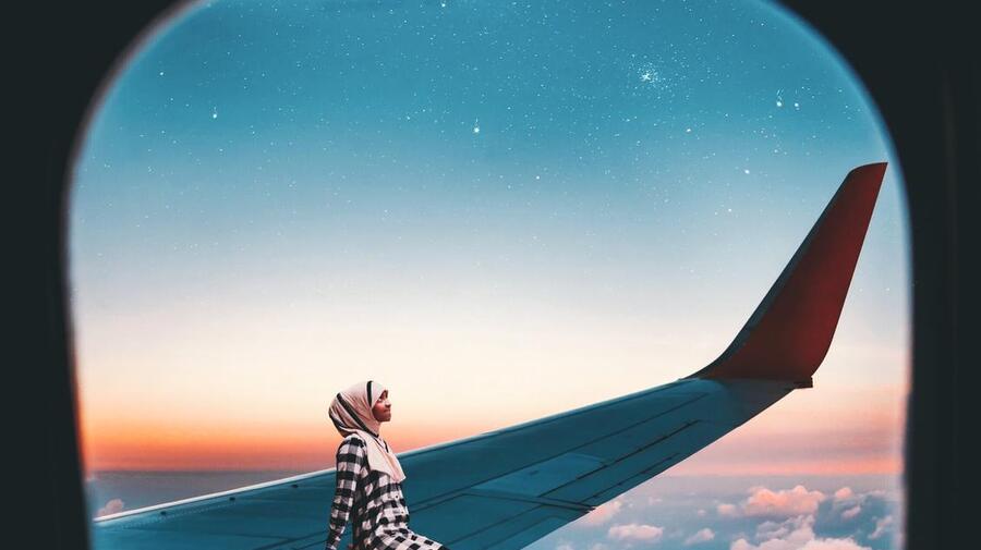 The Netherlands. Manaal from Somalia dreams of being an air stewardess to travel (The Dream Diaries)