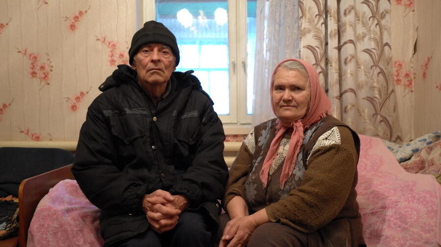 Ukraine. The old man and the missile