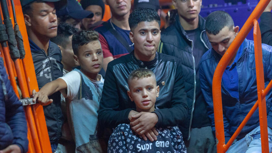 Spain. Rescue ship docks in Algeciras with refugees and migrants