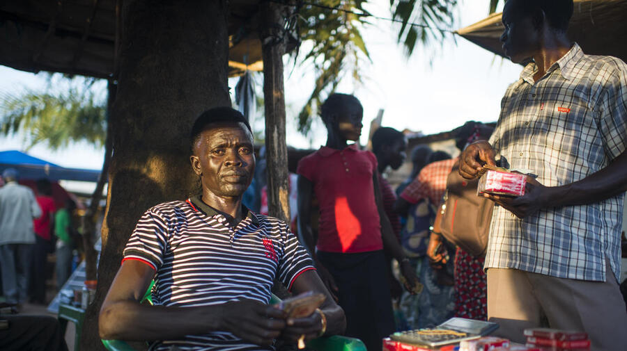 Democratic Republic of the Congo. South Sudanese refugees help themselves to survive