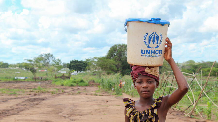 Mozambique. Displaced families in crisis-torn northern provinces