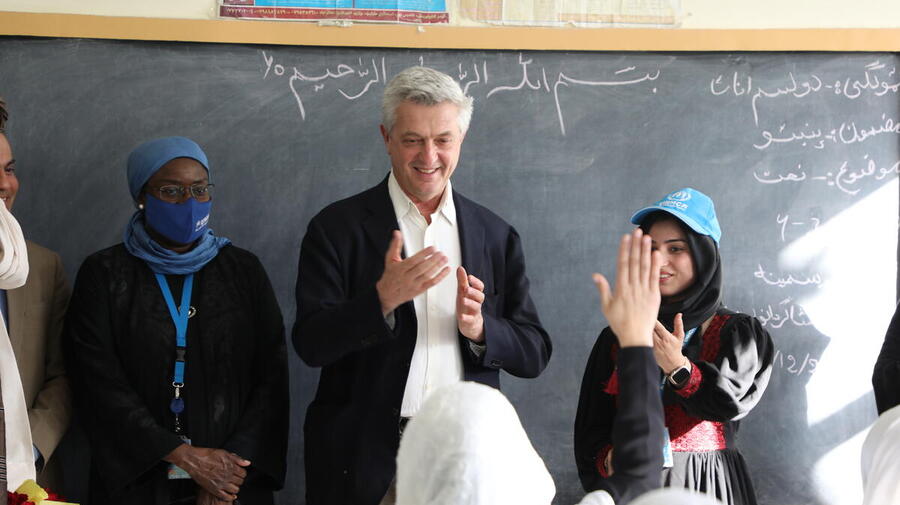 Afghanistan. UN High Commissioner visit to