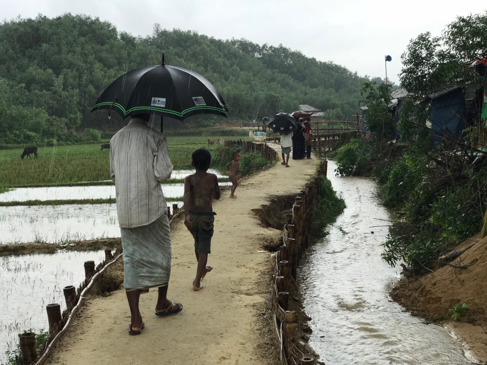 Chaque année, Cox's Bazar est fortement touché par la saison des moussons. © UNHCR/Caroline Gluck