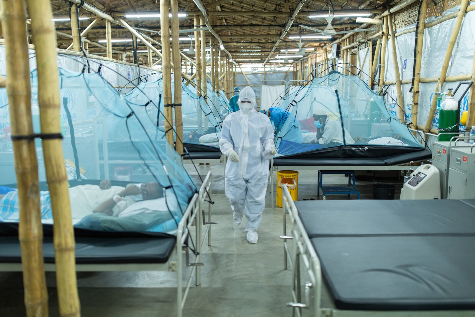 Grâce au soutien du HCR, deux hôpitaux COVID ont pu être ouverts à Cox's Bazar. © UNHCR/Kamrul Hasan