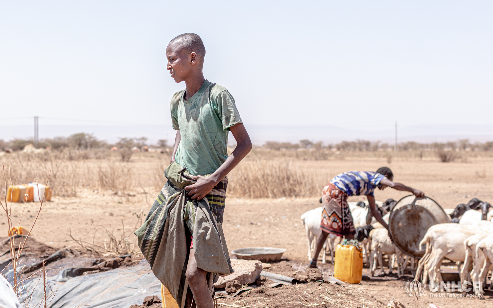 Slachtoffers van de droogte in Ethiopië. © UNHCR/Eugene Sibomana