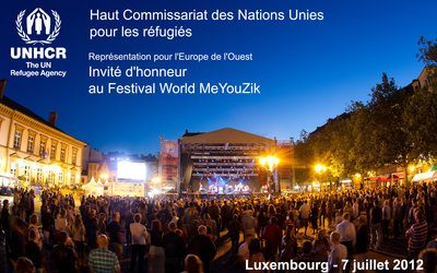 Luxemburgers sluiten vluchtelingen in het hart op het MeYouZik festival