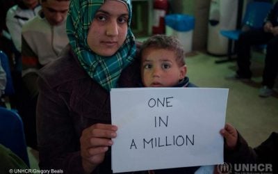 Le nombre de réfugiés syriens atteint un million