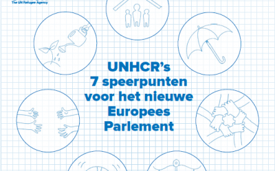 UNHCR’s 7 speerpunten voor het nieuwe Europees Parlement
