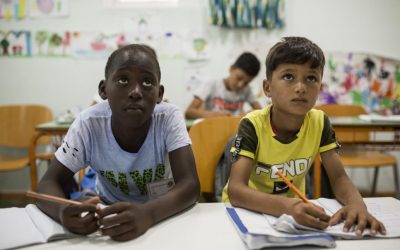 UNHCR, UNICEF en IOM vragen Europese staten aandacht voor onderwijs voor vluchtelingen- en migrantenkinderen