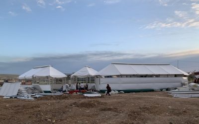 Het transport: Van de haven van Antwerpen naar Kakuma