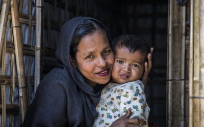 Nieuw onderkomen biedt jong Rohingya-gezin betere bescherming tegen moesson