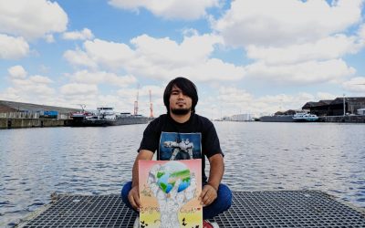 Un demandeur d’asile en Belgique est le gagnant pour l’Europe du concours de dessin du HCR et illustre les liens entre les peuples à travers le monde