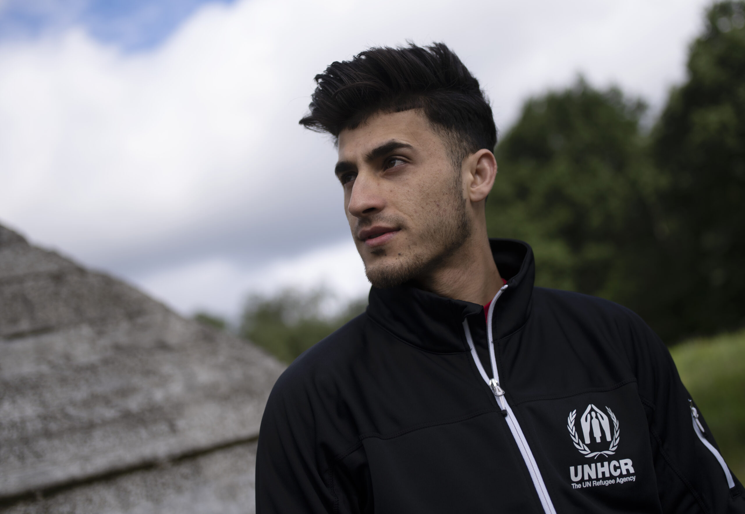 Taekwondo-atleet Abdullah Sediqi woont nu in België. © UNHCR/Béla Szandelszky