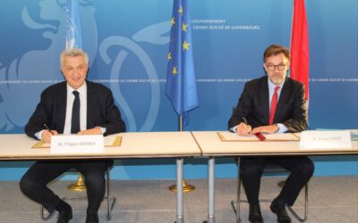 Verklaring van de Hoge Commissaris voor de Vluchtelingen Filippo Grandi tijdens een gezamenlijke persbriefing met Franz Fayot, Luxemburgs minister van Economie, Ontwikkelingssamenwerking en Humanitaire Actie