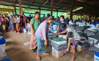 Le HCR accroît son assistance aux personnes déplacées au Myanmar alors que le conflit s’intensifie