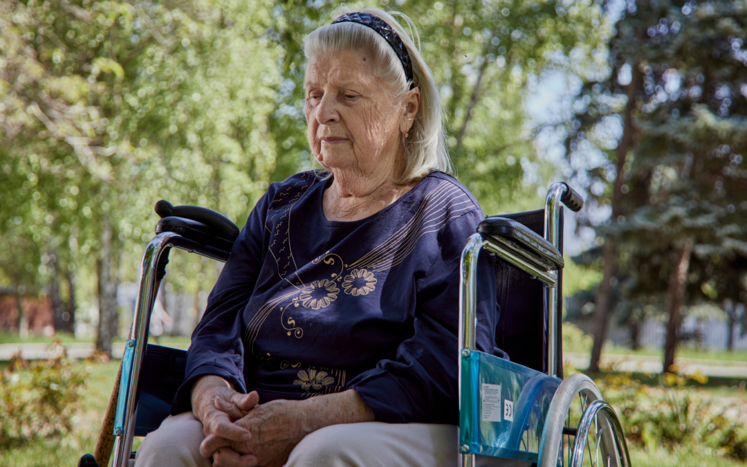 Une veuve ukrainienne arrachée par la guerre à sa maison et sa ville de toujours