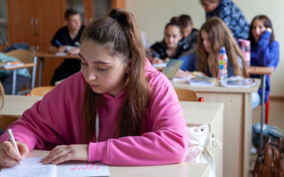 Jonge Oekraïense vluchtelinge droomt ervan architect te worden en zet studies verder in Poolse school