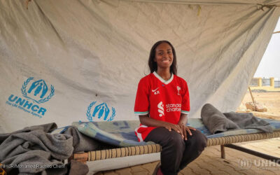 Une jeune médecin déplacée par le conflit soudanais aide d’autres personnes contraintes de fuir