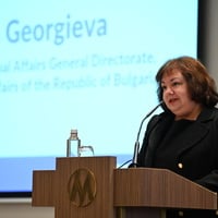 Genka Georgieva at GRF Stocktaking