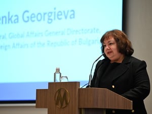 Genka Georgieva at GRF Stocktaking