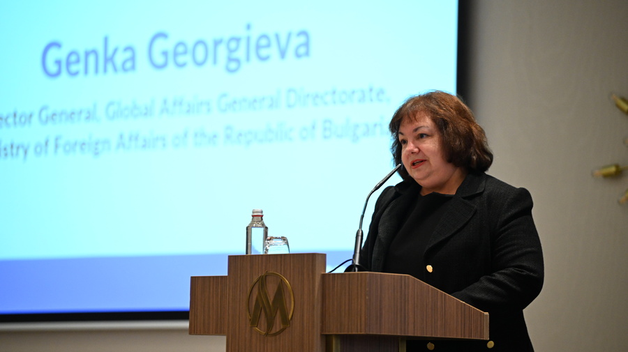 Genka Georgieva at GRF Stocktaking